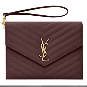 SAINT LAURENT
Monogram Saint Laurent Matelassé Clutch Pouch